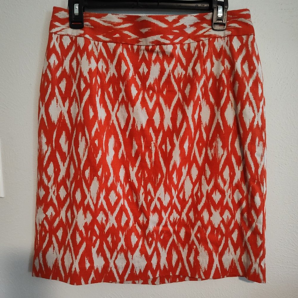 Banana Republic Lined Linen Pencil Skirt Size 10